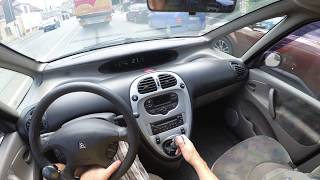 Driving a Citroen Xsara Picasso 20HDi 90HP year 2000 HeadCam HighLow position 4K 60fps [upl. by Nomit]