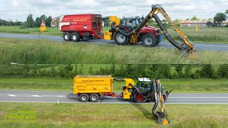 Bermen maaien  van der Weerd  Ditch Bank Mowing  Grabenmähen  Herder [upl. by Elly]