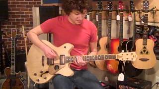 Ponier Music Woodstock Demo of AXL Badwater SemiHollow Guitar by Luke Blase [upl. by Nicolas]