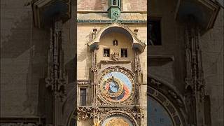 Astronomical Clock Show in the Old Town Square in Prague The 12 Apostles Appear Once an Hour ❤️🤩 [upl. by Ohce312]