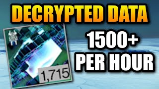 New Fastest Decrypted Data Farm  1500 Per Hour Solo [upl. by Niret517]