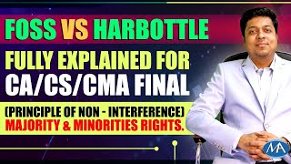 Foss Vs Harbottle fully explained  CACSCMA Final  Majority amp Minorities Rights [upl. by Aneetsirhc296]