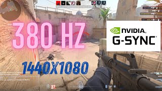 Counter Strike 2 in MSI 380 Hz Monitor 1440x1080 DM Gameplay [upl. by Eednarb]