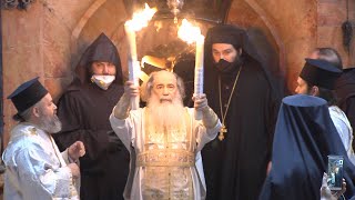 The Orthodox Easter the Holy Fire from Jerusalem to the world [upl. by Aracaj]