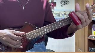 Slide ukulele Demo Beltona baritone [upl. by Steady166]