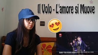 Il Volo  Lamore Si Muove LIVE  REACTION [upl. by Adnaloj694]