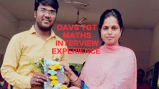 OAVS TGT MATHS INTERVIEW EXPERIENCE interview motivation preparation success biswasvlogging [upl. by Semele]