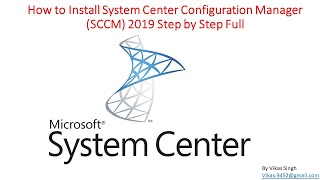 How to Install System Center Configuration Manager SCCM 2019 Step by Step Full [upl. by Warfeld651]