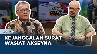 Mardoto Grafolog Menyatakan Kata dalam Surat Wasiat dengan Tulisan Akseyna Tidak Cocok kickandy [upl. by Annaitat314]