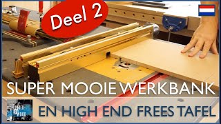 Super mooie werkbank  frees tafel Deel 2 [upl. by Nallac]