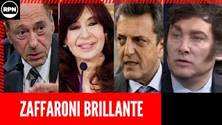 Zaffaroni IMPERDIBLE te explica como nació el monstruo Milei y le advierte a la política [upl. by Magree734]