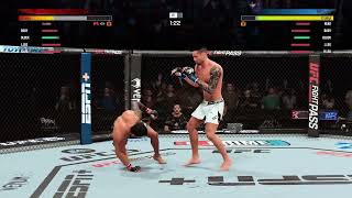 Spinning elbow ko UFC 5 [upl. by Yzzo337]