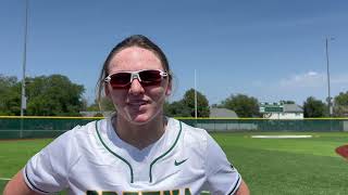 Gretnas Carlie Muhlbach previews the Dragons season talks connection with Jensen [upl. by Durarte93]