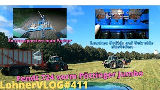 LohnerVLOG411 ISOBUS am FendtONE Dammann I Lemken Solitair auf Getreide einstellen und abdrehen [upl. by Giannini527]