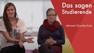 quotDas sagen die Studentinnenquot  Lehramt Grundschule Staatsexamen studieren [upl. by Vasquez]