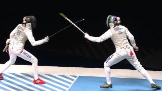 World Team Fencing Championships 2016 Rio  Womens Foil Gold match ITA vs RUS [upl. by Eidoow134]