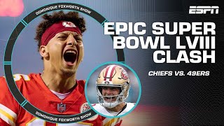 Epic Super Bowl LVIII clash 🏈 Chiefs vs 49ers Who will reign supreme  Mina x Foxworth Show [upl. by Nelleh]