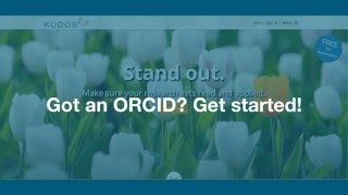 Adding your publications to Kudos with ORCID [upl. by Berard340]