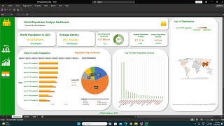 World Population Data Analysis Project With Excel and PowerQuery [upl. by Waldron]