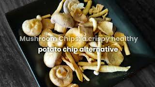 Mushroom Chips a crispy healthy potato chip alternative [upl. by Nagard55]