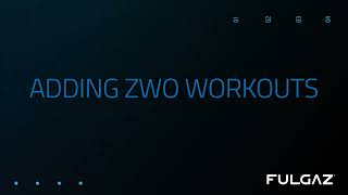 Adding your own ZWO workout to FulGaz [upl. by Lose]