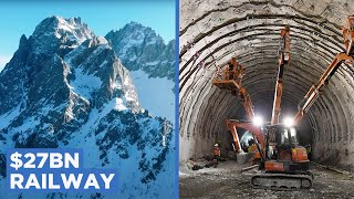 Why Europe is Building a 57KM Tunnel Through a Mountain [upl. by Kuehnel]