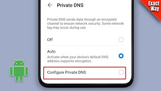 How To Setup Private DNS On Android for own privacy  Full Guide [upl. by Paxton147]