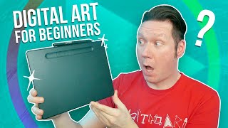 Digital Art for BEGINNERS  How to Start 🖍️ [upl. by Fiann]