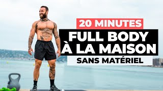 20min entraînement full body à la maison  sans matériel [upl. by Kalam]