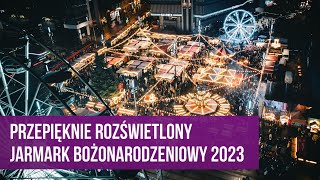 Jarmark Bożonarodzeniowy 2023 w Katowicach nocą Jest magia [upl. by Ahsenyt]