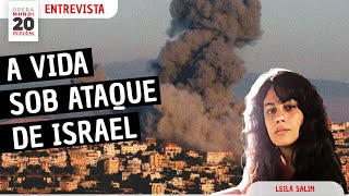 TERROR EM BEIRUTE COMO É VIVER NA CIDADE SOB ATAQUE DE ISRAEL  PROG 20 MINUTOS  LEILA SALIM LEAL [upl. by Annwahsal]