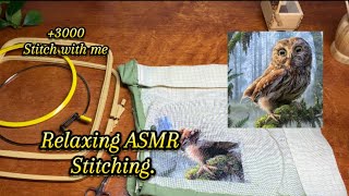 Stitch With Me this Cut Owl No Talking Relaxing ASMR [upl. by Mettah99]