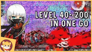 Training A Remastered Shadower to Level 200 in one go  MapleStory  Coppersan Clips [upl. by Holden79]