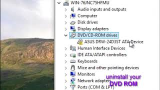 DVD drive not showing in windows 10 [upl. by Gnem]