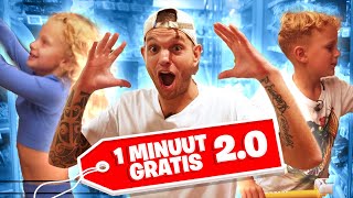 1 MINUUT GRATIS WINKELEN MET DE HELE FAMILIE 20 🤯 [upl. by Kilby]