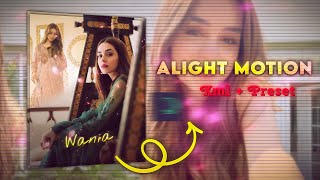 Khoya khoya  Ae Inspired Xml Preset  New Alight Motion xml preset by TheEditz663 [upl. by Idihc]