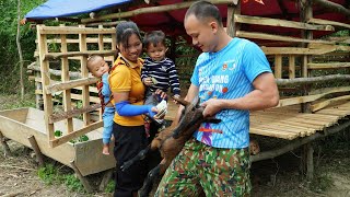 Building a Wooden House for Goats Goat Barn 2024  find love for pigs gardening  Ly Thi Ngoan [upl. by Nerrak359]