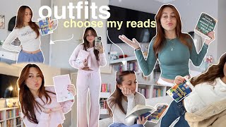 outfits pick the books i read 👚✨ [upl. by Huckaby]