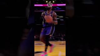 Lebron James switches midair Right to Left Slam  Lakers VS Jazz Game Highlights [upl. by Zitah]