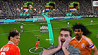 Van basten Vs Gullit Vs Rijkaard 🔥 new pack Netherland efootball [upl. by Eirdua826]