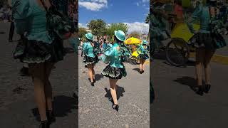 Caporalita hermosa hace su presentación en Ayacucho danza caporales Ayacucho cultura [upl. by Ahtera]