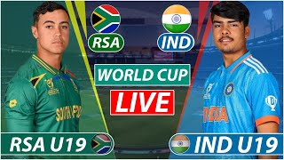 India vs South Africa U19 Live  IND U19 vs SA U19 Live Commentary  2nd Innings [upl. by Crotty494]