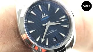 Omega Seamaster Aqua Terra 150m 22010412103001 Luxury Watch Review [upl. by Idelle]