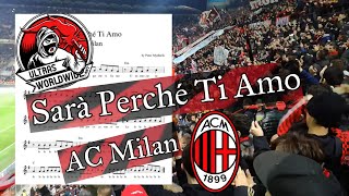 Sara perche ti amo  AC Milan  Accordion Akordeon [upl. by Lukey]