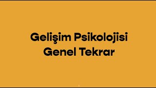 2023 KPSS Eğitim Bilimleri Gelişim Psikolojisi Genel Tekrar PDF Açıklamada [upl. by Araccat192]