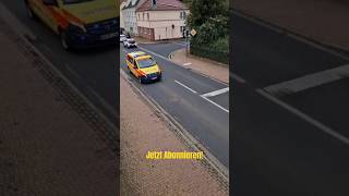 Einsatzfahrt NEF DRK Wittenberg RW JessenElster  Kurzvideo [upl. by Jayme755]