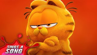 Garfield Sings A Song About Food The Garfield Movie 2024 Animation Parody [upl. by Adrahc]