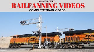 Railfanning Videos Manifest Trains amp Intermodal Trains [upl. by Drusi]