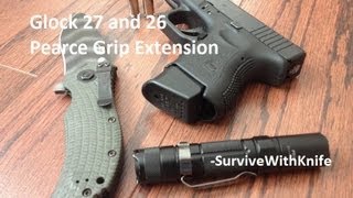 Glock 27 and 26 Pearce Grip Extension [upl. by Anitel]