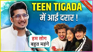 Hum Teeno Mi Bhavin Bhanushali Reacts On Teen Tigada Split News Doing Bigg Boss amp Much More [upl. by Nnyla896]